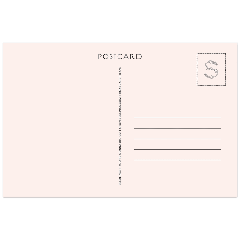 NEW!! Vintage Floral Seedlings Postcard Set | SPS77050 — Seedlings